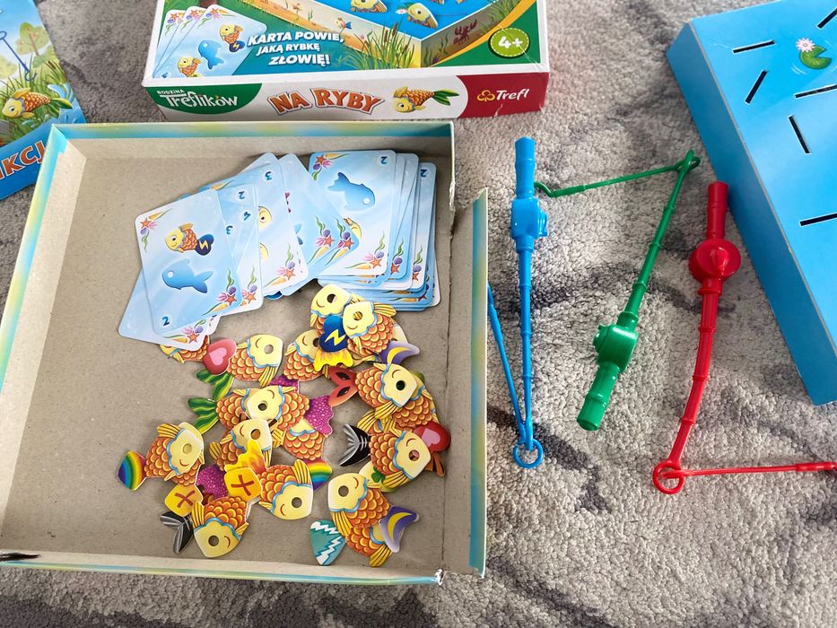 Rodzina Treflikow Na ryby gra Trefl