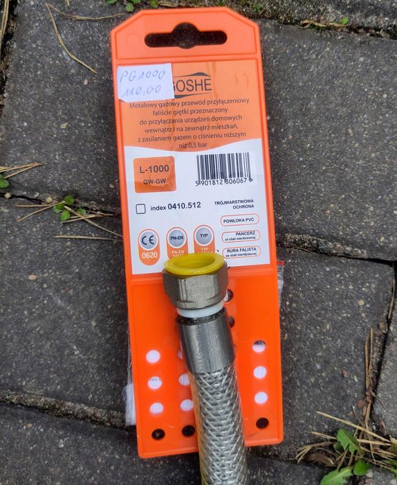 Elastyczny wąż do gazu 100 cm