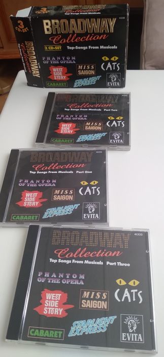 Cd - Broadway  Collection  ,box 3cd , musical