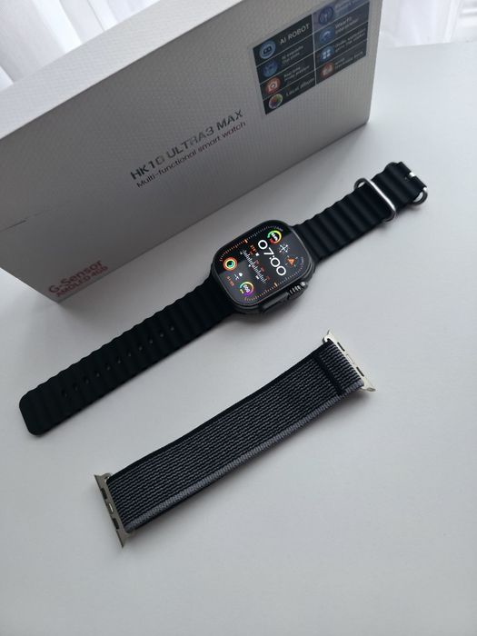 Watch hk10 ultra 3 max, komplet z paskiem nowy