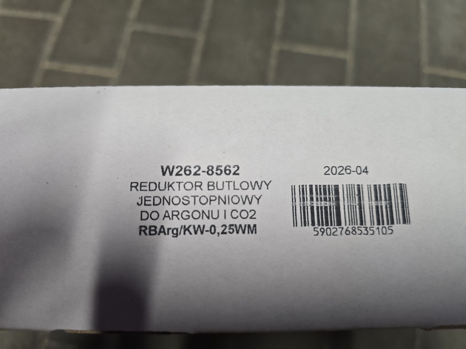 Reduktor spawalniczy Perun argon/co2 Nowy