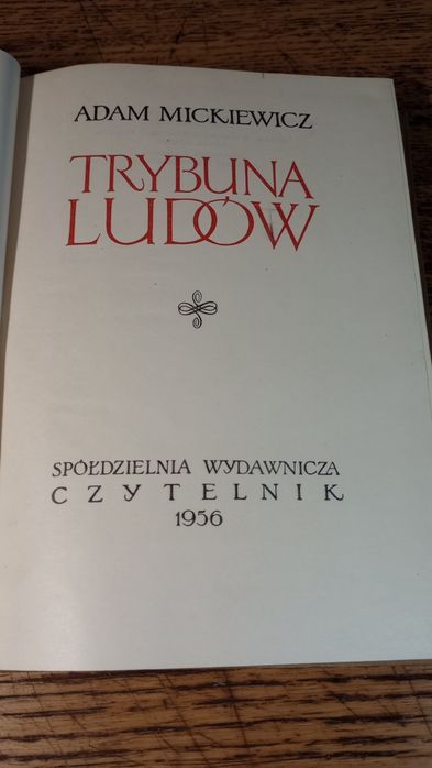 Trybuna ludow. Adam Mickiewicz