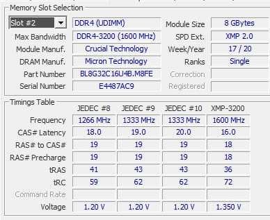 Оперативна пам'ять Crucial Ballistix Black 16GB (2x8GB) DDR4-3200 CL16