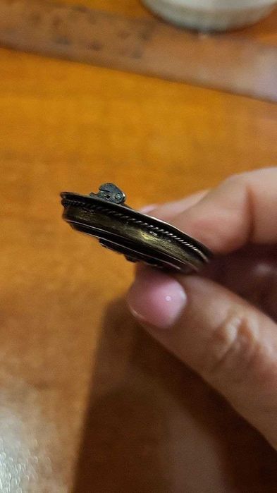 Срібна брош ЛЮ період СРСР