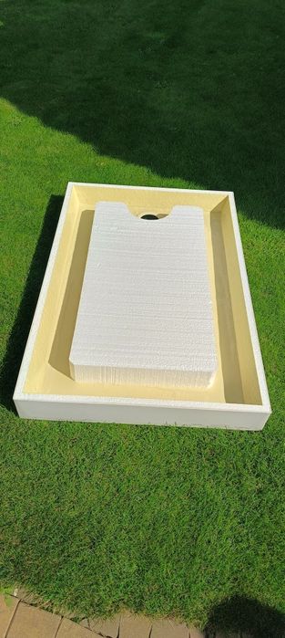 Brodzik ocieplany, wzmacniany 120x80x12