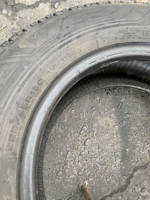 Шина 225/65 R16C Goodyear пара 2023 рік 7 мм