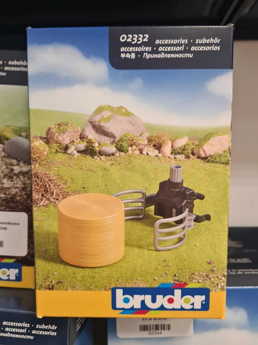 Zabawka BRUDER chwytak bel z 1 belą