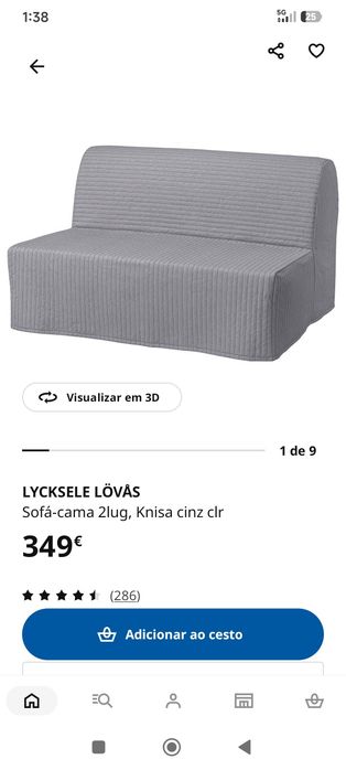 Sofá cama lycksele lovas IKEA