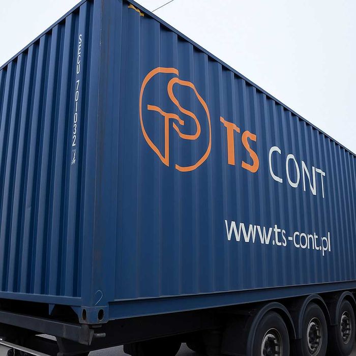 Kontener morski magazynowy budowlany 40 HC używany – TS-CONT