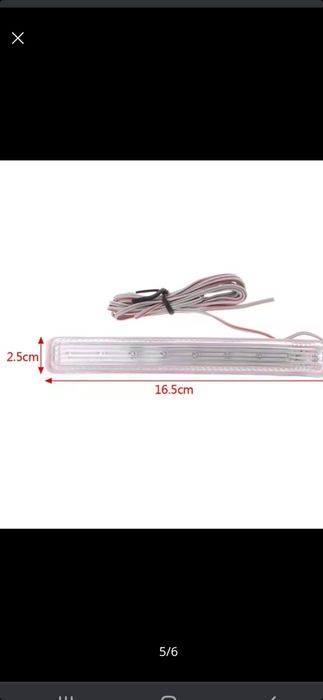 Lampka LED miękie pomarańczowa