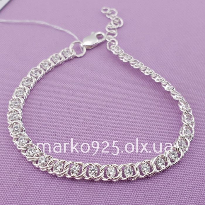 Регулируемый Серебряный женский браслет Арабка Жіночий браслет