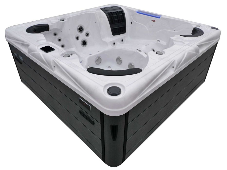 CAŁOROCZNE Jacuzzi Ogrodowe SPA 6 Osób | 87 Dysz Hydromasażu | LED | Balboa USA | Duże Jacuzzi Ogrodowe Premium RATY 0%