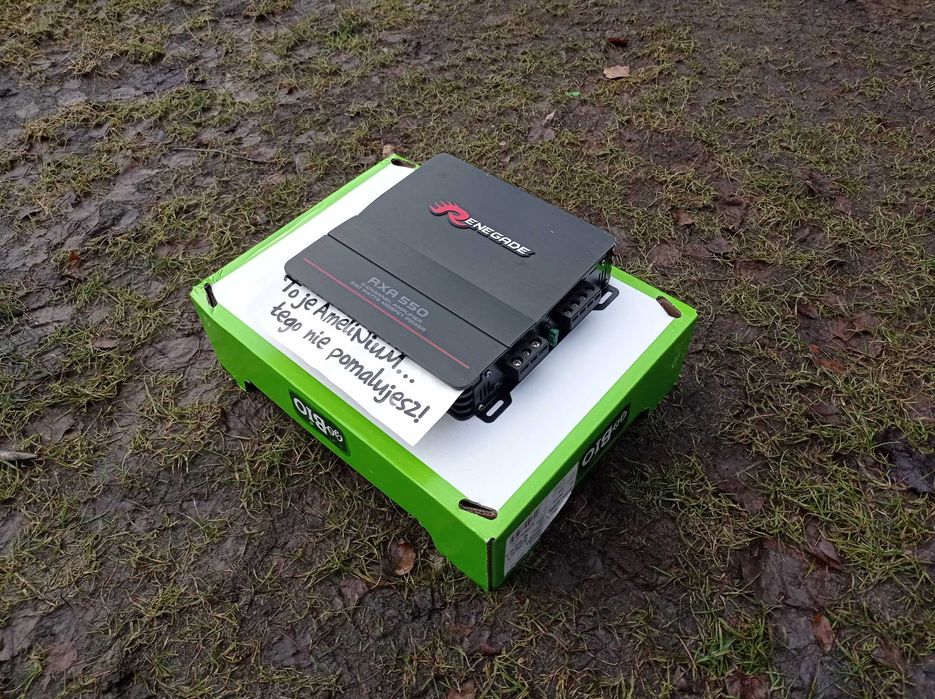 Subwoofer Tuba Skrzynia Basowa Wzmacniacz RENEGADE Moc 300RMS