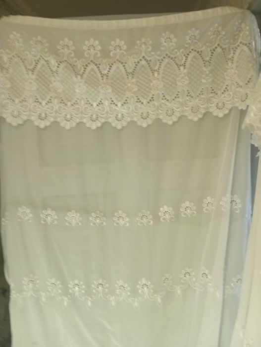 Тюль,органза,висота 2,37довжина3,5