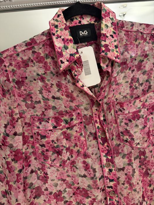 Блуза 100 шелк D&G dolce &gabbana