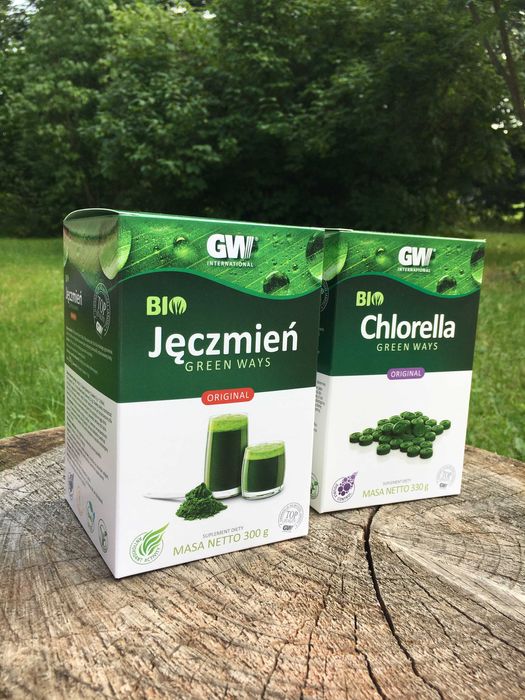 Bio jęczmień Bio Chlorella Green Ways