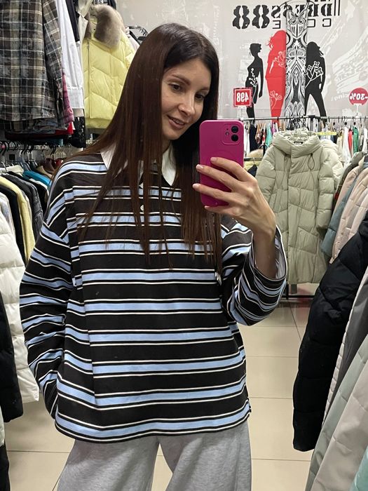 Лонгслів жіночий з комірцем