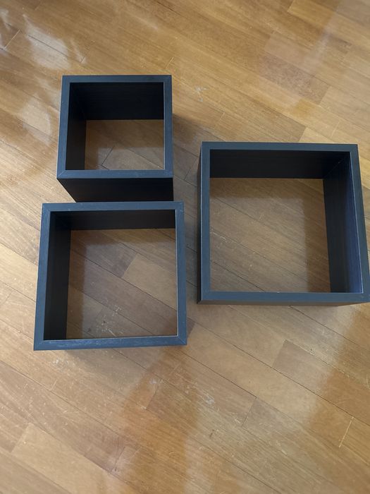 Conjunto 3 Prateleiras Quadradas