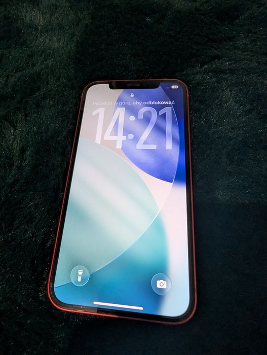 iPhone 12 64 GB Red (Czerwony) – Pudełko, Kabel / Bateria 83%