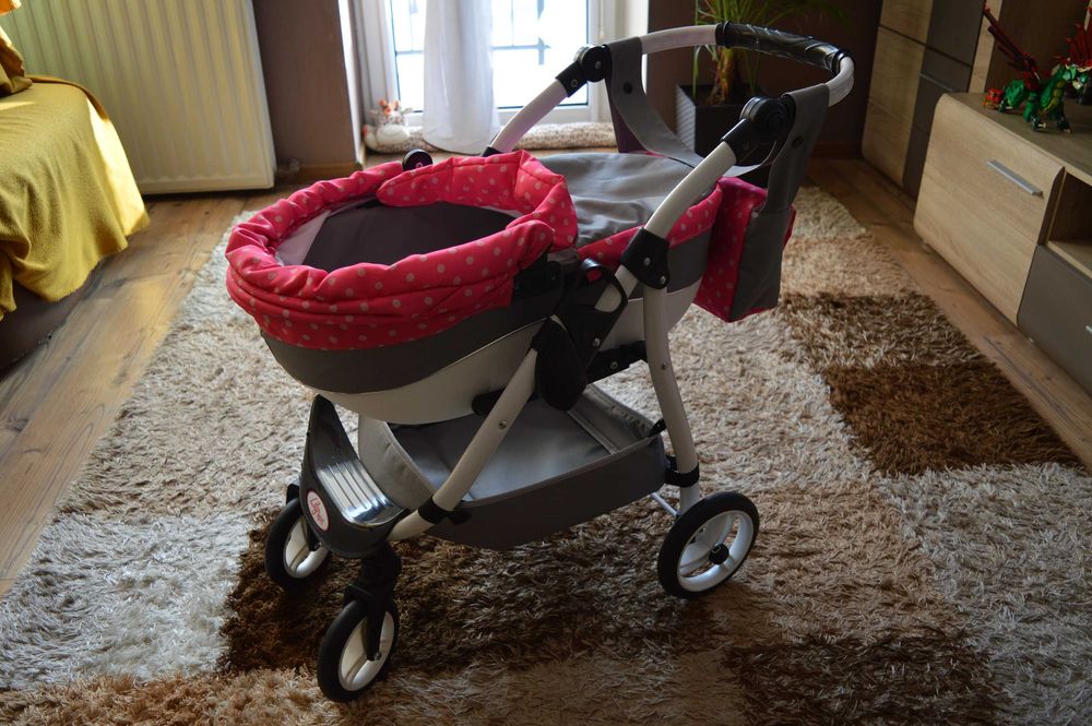 Wózek dla lalki głęboki Adbor LILY SPORT