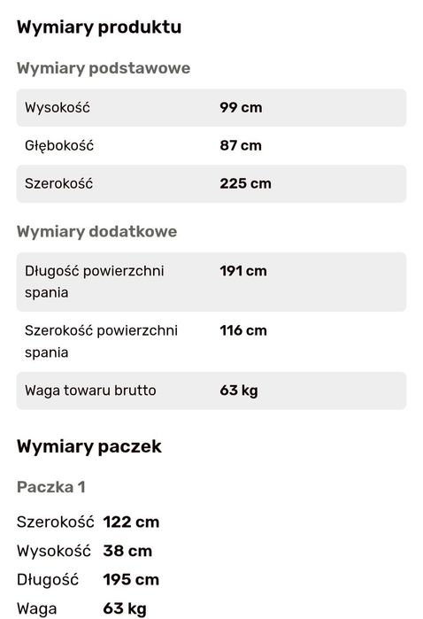 Stokholm nowa wersalka beżowa