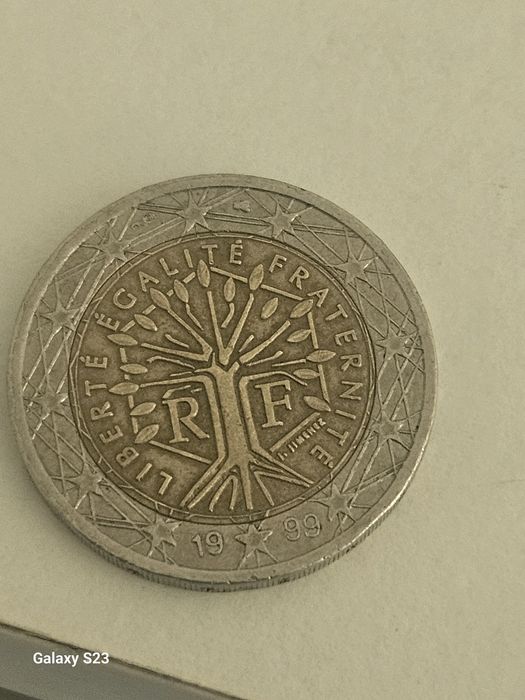 Vendo moeda de 2 euros 1999 França