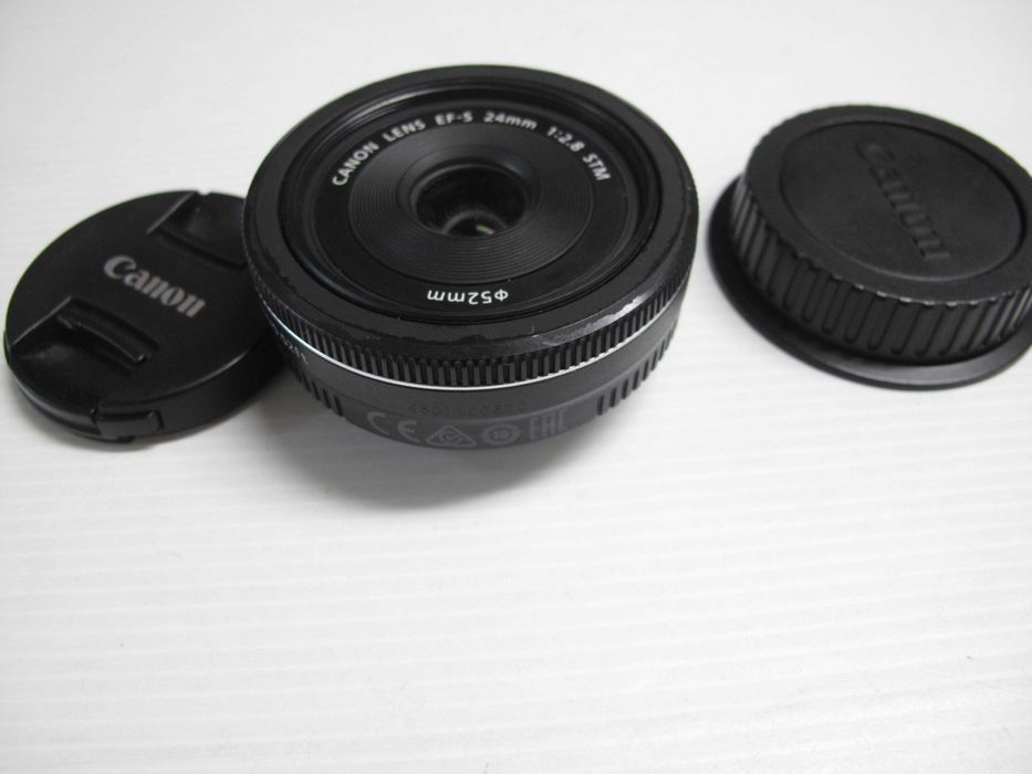 Canon 24mm 2.8 STM estado excelente como se pode ver nas fotos