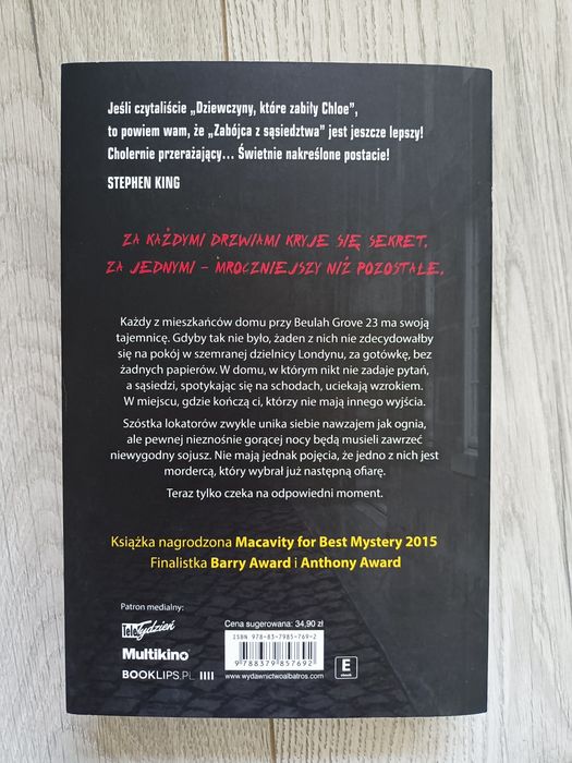 "Zabójca z sąsiedztwa" Alex Marwood