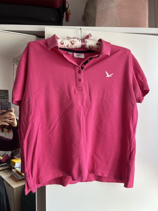 Koszulka polo różowa