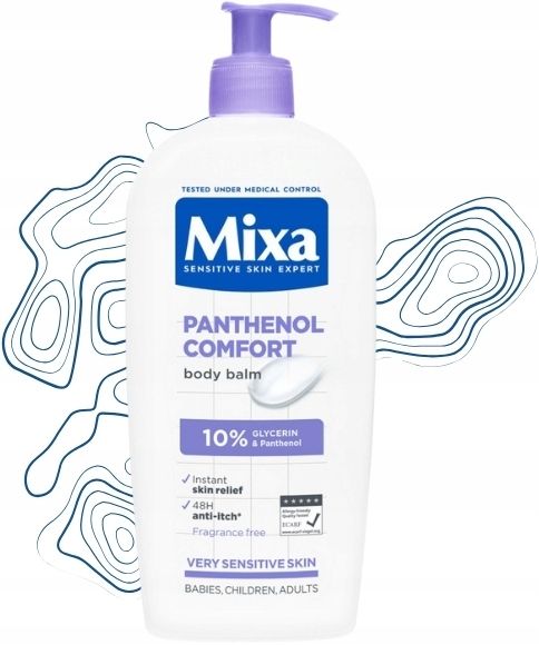 kojący balsam do ciała mixa panthenol comfort 250 ml