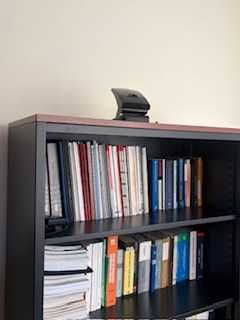 Secretária + estante (conjunto escritório)