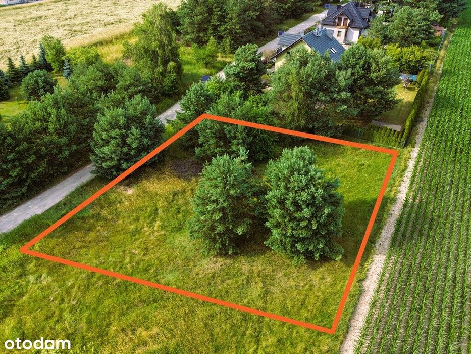 Gotowa pod budowę! Działka 1100 m² z MPZP - Widok 3