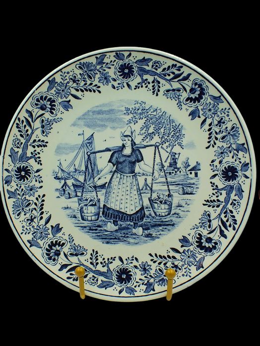 Talerz Boch Delft Pracująca kobieta 111255