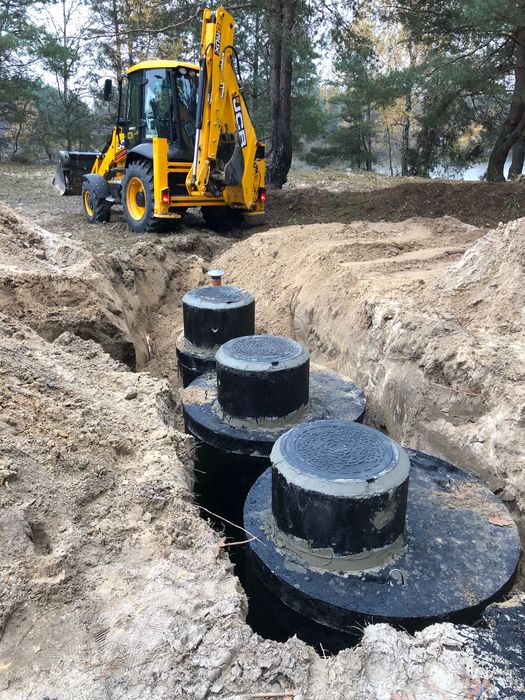 Надійний Септик із Єврокілець •Септик із Гідробетону •Під ключ•Дренаж