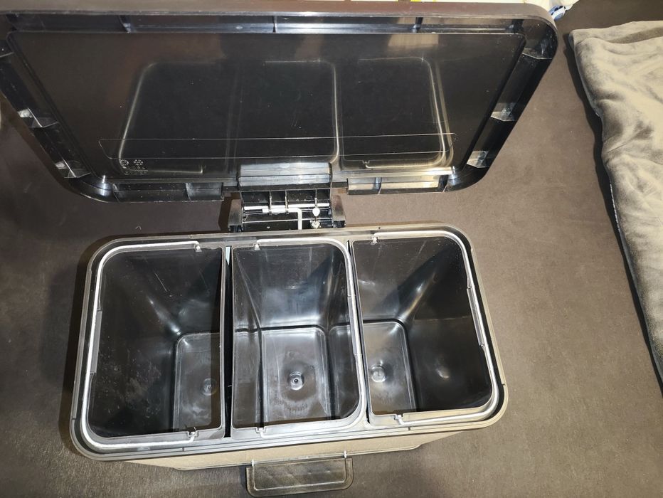 Kosz na śmieci 27l segregacja śmietnik 3x wiadro