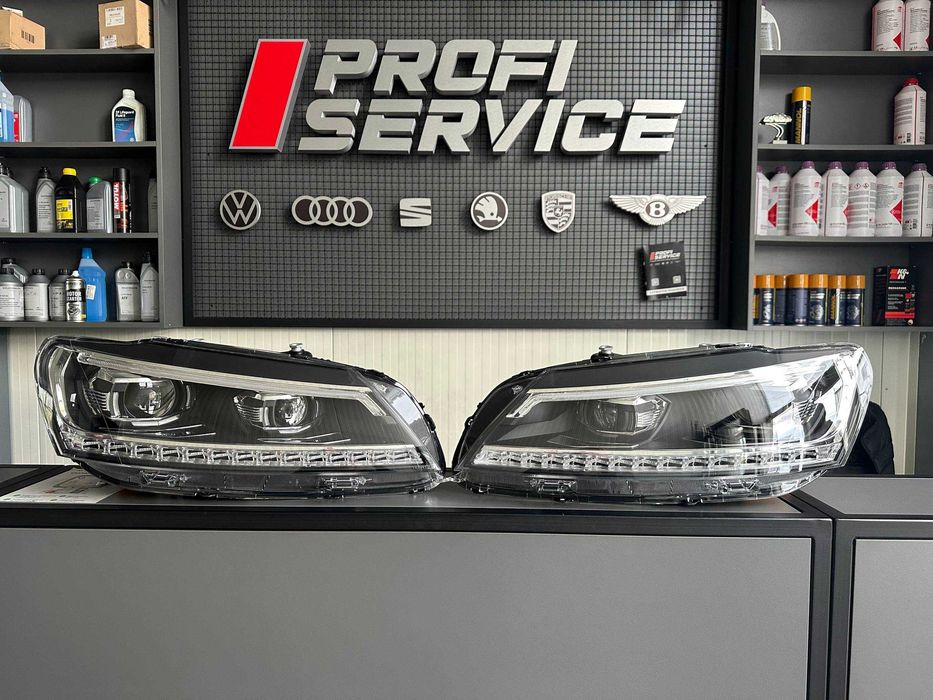 Фари, фара, комплект фар, оптика Volkswagen Passat USA 2011-2016 Full LED фішка в фішку заміна з галогену 423/T