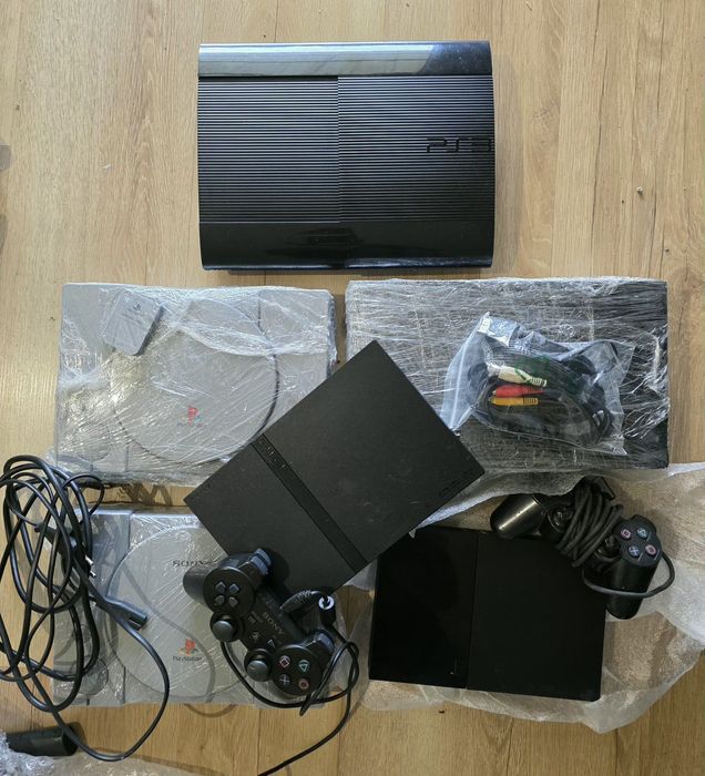 Konsole ps3 ps2 fat psx i gry zestaw