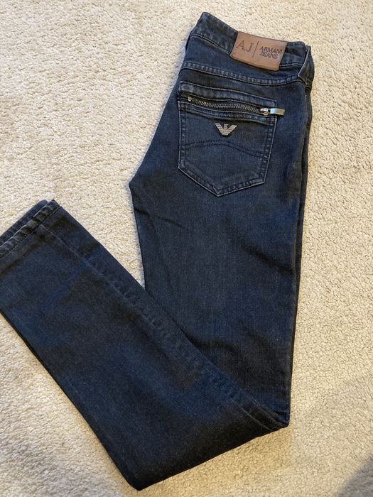 Czarne jeansy Armani XS