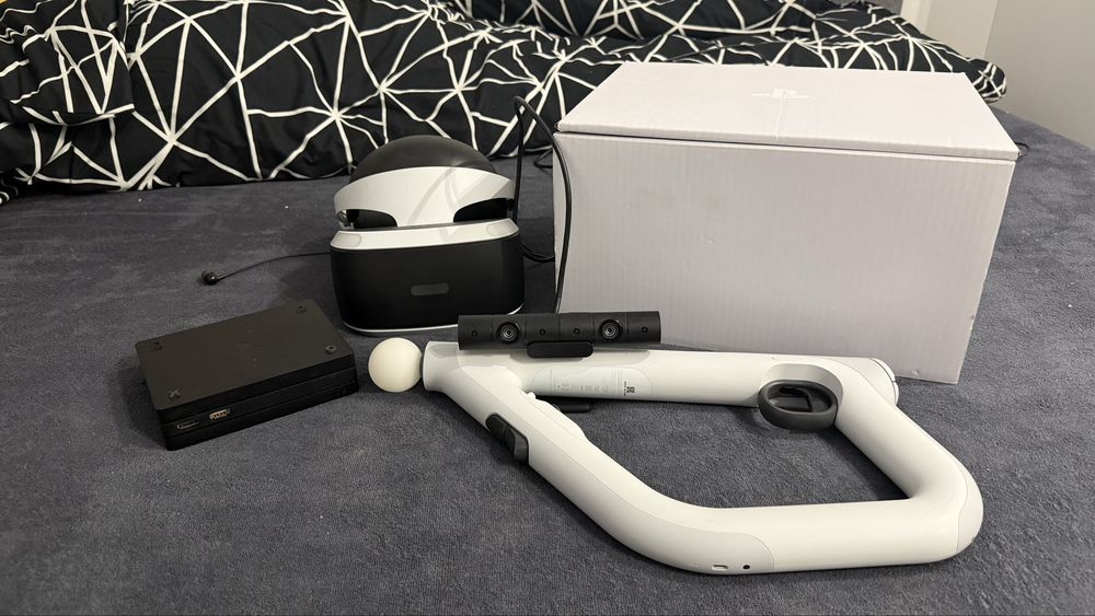 Zestaw okulary vr ps4 + pistolet