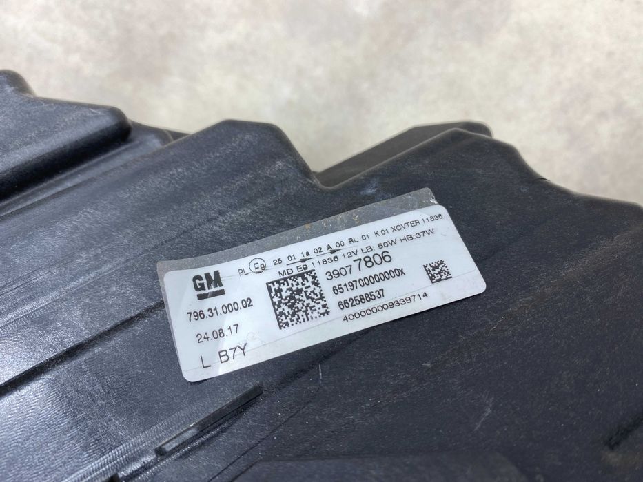 Передня ліва фара Opel Astra K Full LED ILux