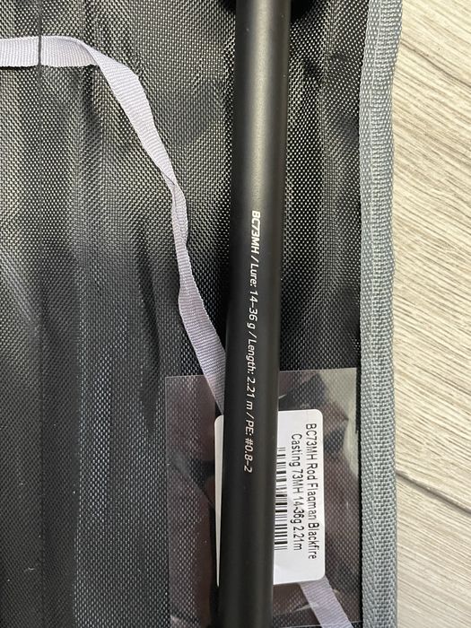 Продам спінінговий комплект Flagman Blackfire + Ryobi Inspire 3000.