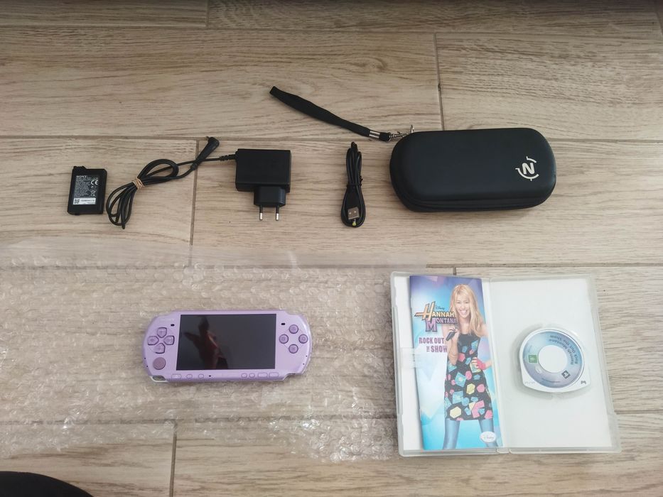 Consola original Sony PSP Hannah Montana Edição limitada e rara nova