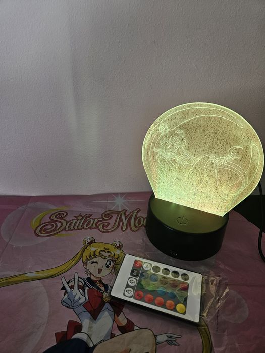 Sailor Moon - 7figuras, 5figuras, world 5, Candeeiro Led, SweetieS