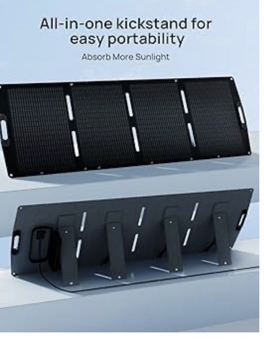 ECO-WORTHY przenośny Panel słoneczny 200W składany XT60