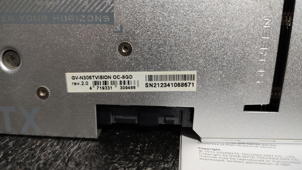 Karta graficzna GeForce GTX 3060 TI vision
