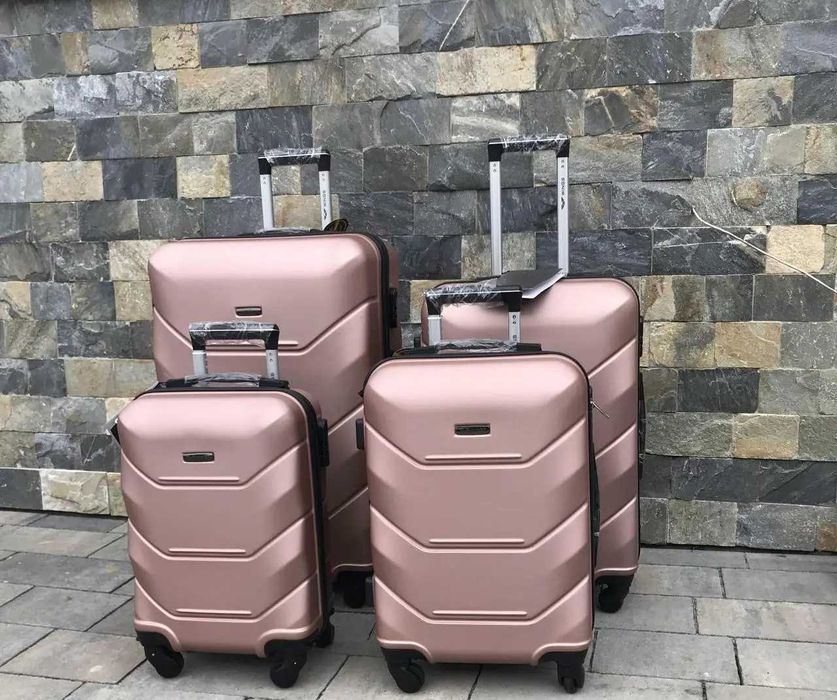 Чемодан Ручная кладь, Валіза дорожня сумка Wings 147 black Вінгс Вингс