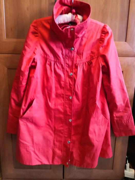 Płaszcz parka wiosenno jesienna cienka kurtka
