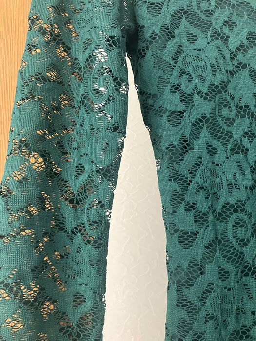 Pull & Bear sukienka damska zielona koronka roz.S