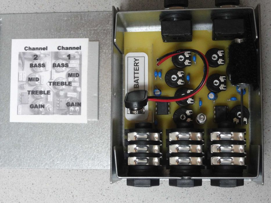 K&K Dual Channel Pro Preamp Stereo - Made in USA