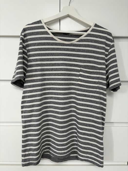 Bluzka L paski bawełna